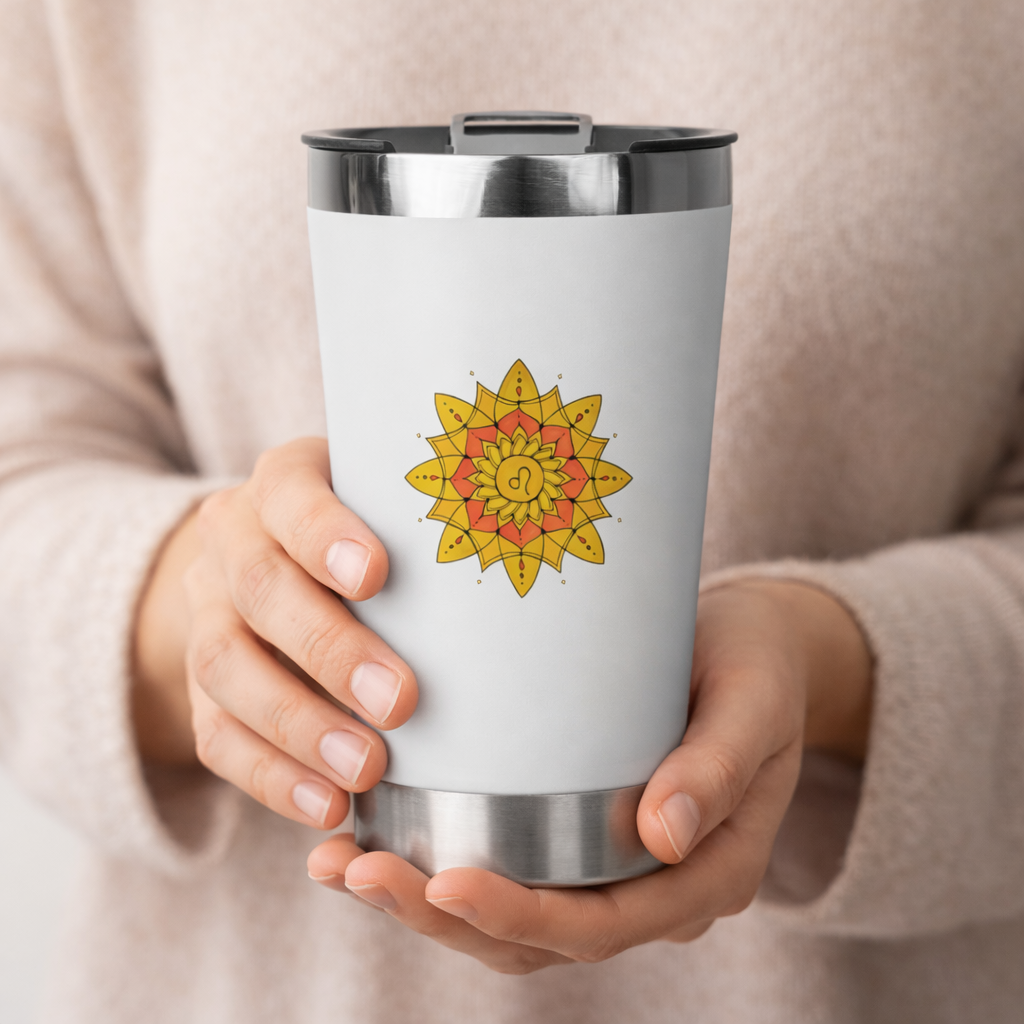 Nome do produto: Copo Térmico Leão