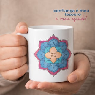 Nome do produto Caneca Mandala Signo de Câncer - 