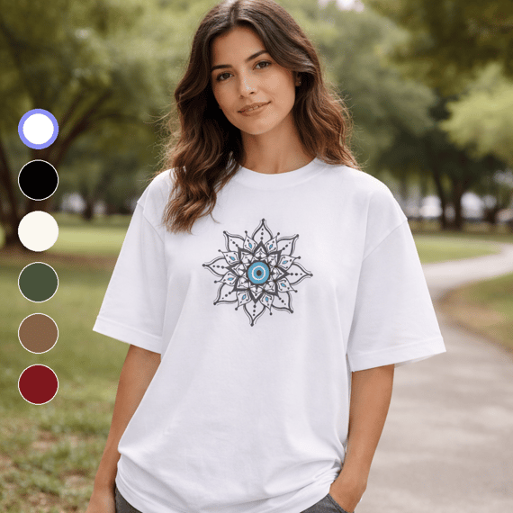 Camiseta Oversized Olho Grego – 