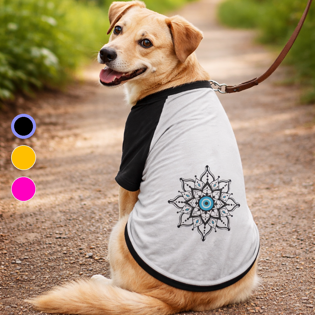 Nome do produto: Camiseta Pet Dog Olho Grego – \