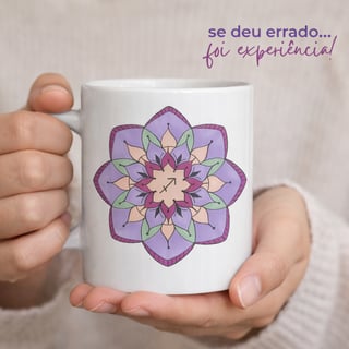 Nome do produto Caneca Mandala Signo de Sagitário - 