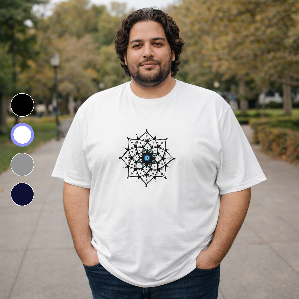 Nome do produto: Camiseta Plus Size Olho Grego – \