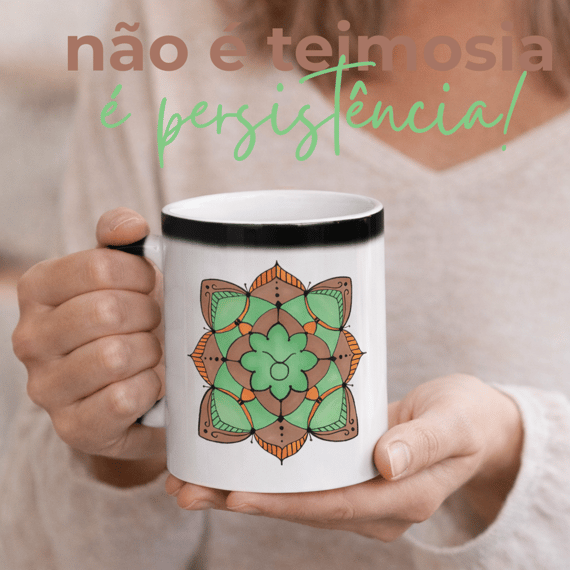 Caneca Mágica Mandala Signo de Touro - 