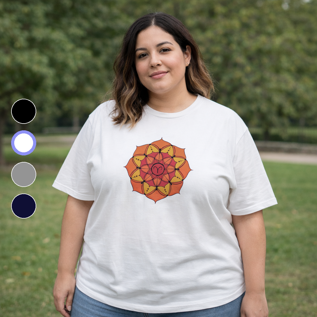 Nome do produto: Camiseta Plus Size Áries