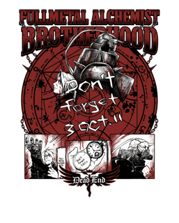 Nome do produto Camiseta Fullmetal Alchemist 