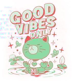Nome do produto Good vibes Only