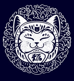 Daruma Cat