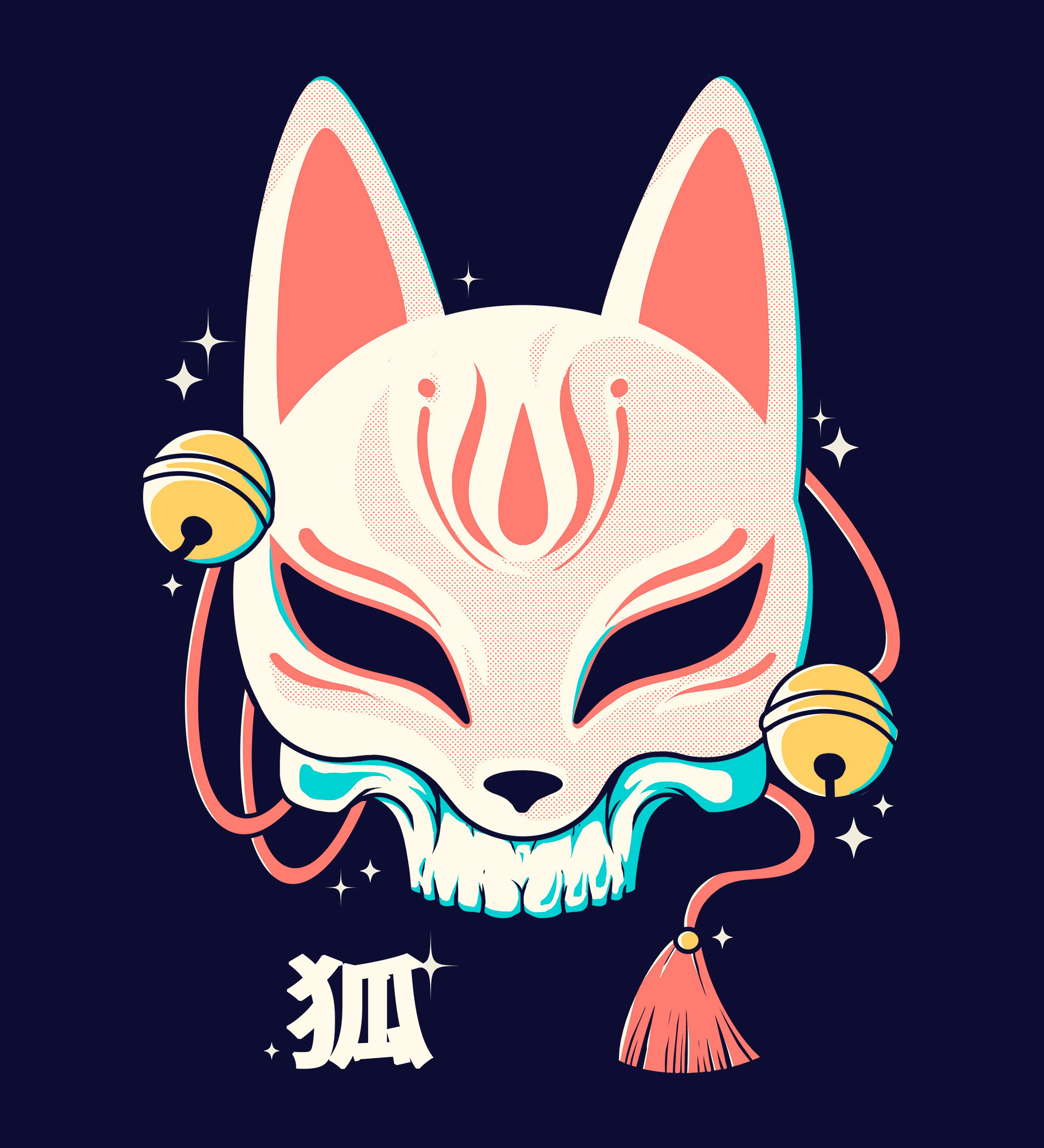 Kitsune Skull