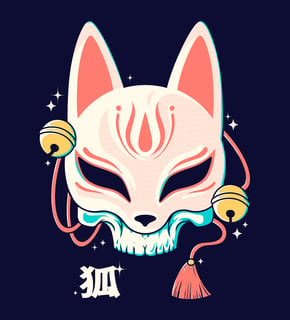 Kitsune Skull