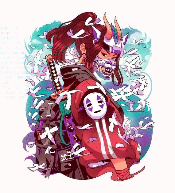 White Dragon Samurai