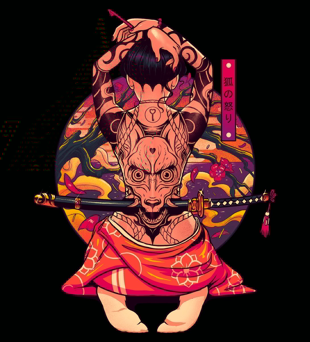 Nome do produto: kitsune Tattoo Fury