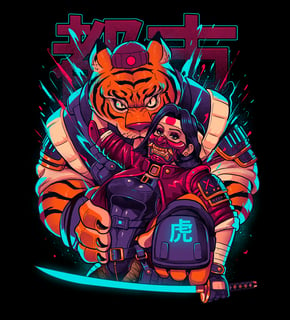 Cyber Samurai Tiger