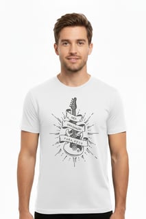 Camiseta Faça uma Música para Deus – Inspire Fé e Louvor