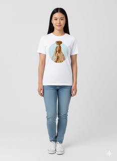 Nome do produto Camiseta Nossa Senhora – Fé, Proteção e Devoção Católica