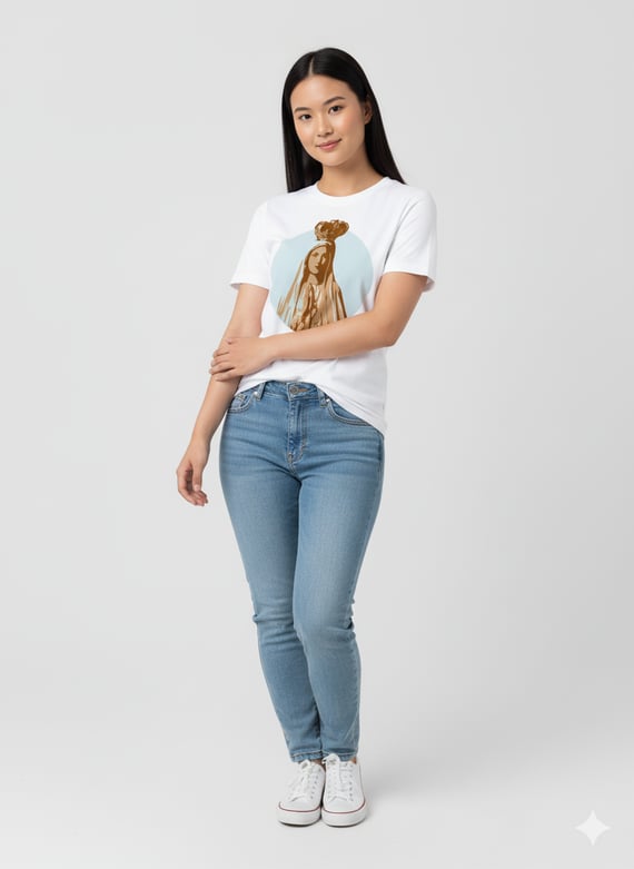 Camiseta Nossa Senhora – Fé, Proteção e Devoção Católica