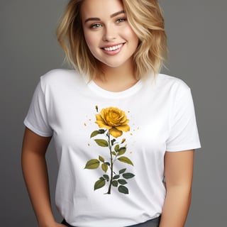 Nome do produto T-Shirt Classic Rosa Amarela 1511