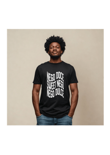 Nome do produtoT-Shirt Nego Doce- Estampa Branca