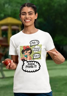 Nome do produto T-Shirt Classic - ALÔ? RIQUEZA É VOCE? PODE VIR, ESTOU PRONTA !!!