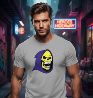 Nome do produto  Camiseta Skeletor -Risada Maligna 