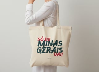 Ecobag Grande - Sô de Minas Gerais Uai!