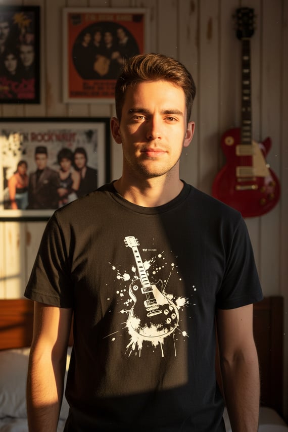 Guitar Vector Splash - T-Shirt Quality