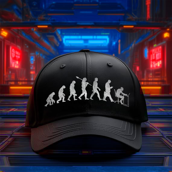 Boné Trucker - Evolution of Humanity 