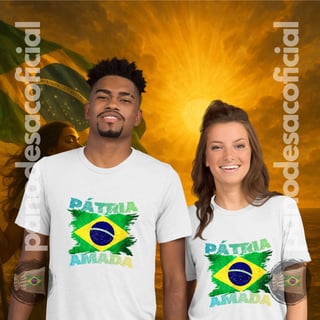 Nome do produto Camiseta PÁTRIA AMADA Unissex