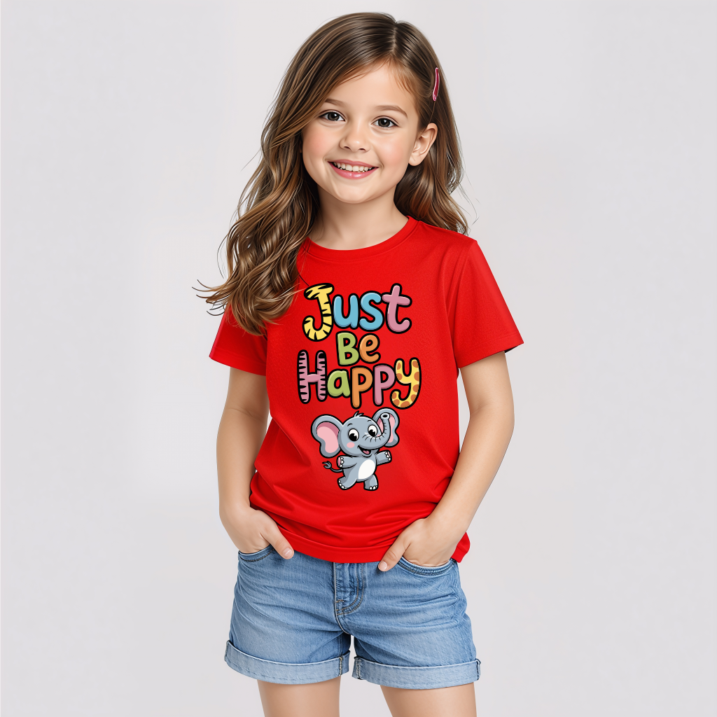Nome do produto: Just Be Happy – Apenas Seja Feliz (Infantil) | Tamanhos 2,4,6 e 8