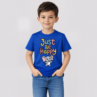 Nome do produto Just Be Happy – Apenas Seja Feliz (Infantil) | Tamanhos 2,4,6 e 8