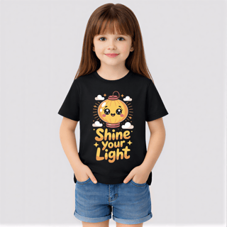 Nome do produto Shine Your Light – Brilhe Sua Luz (Infantil) | Tamanhos 2,4,6 e 8