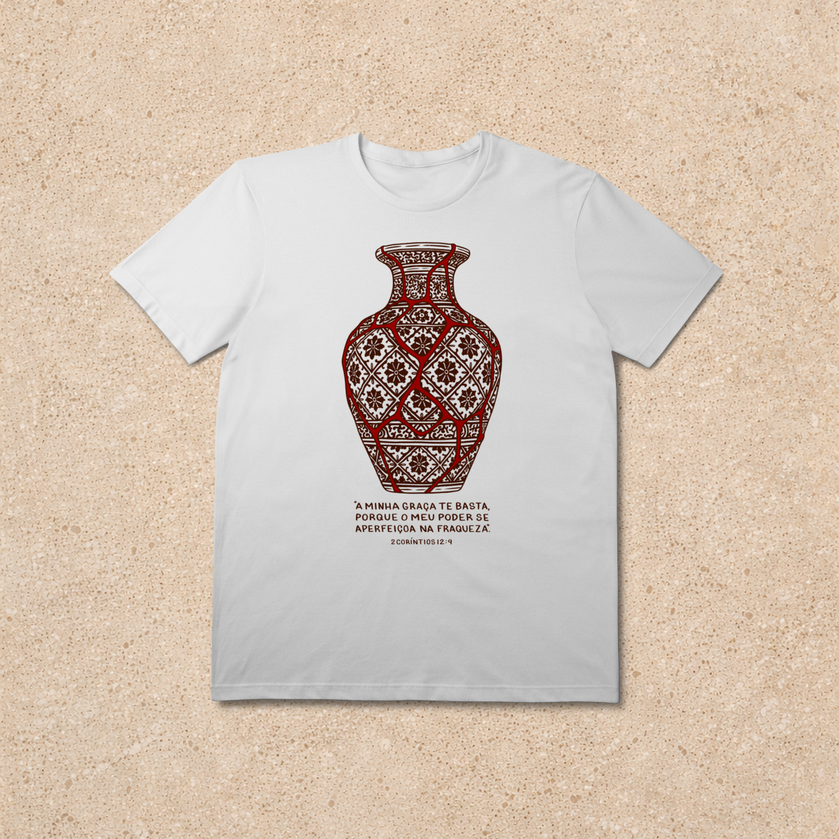 Nome do produto: Camiseta Prime Beleza na fraqueza