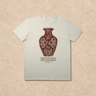 Nome do produto Camiseta Prime Beleza na fraqueza