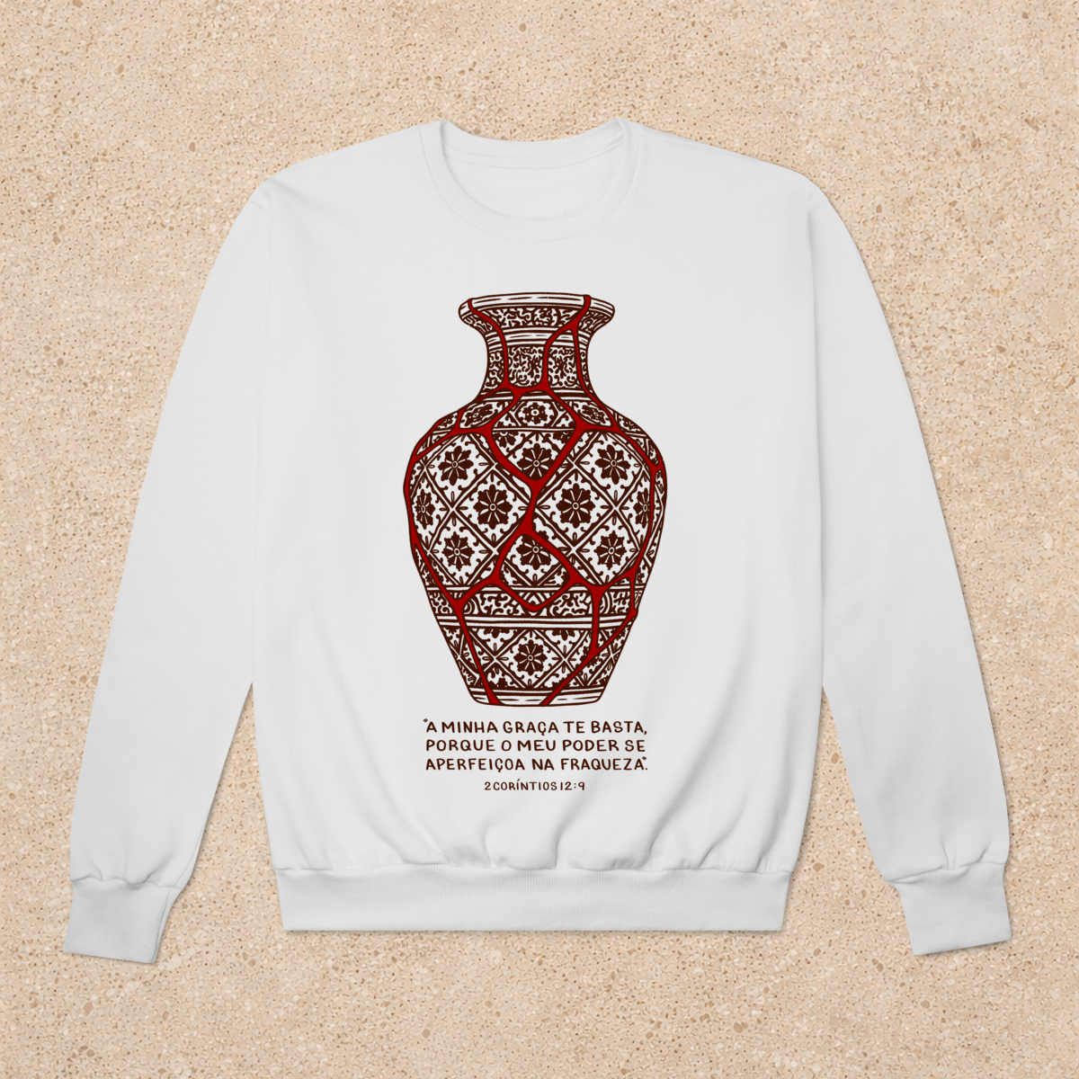 Nome do produto: Moletom Beleza na fraqueza