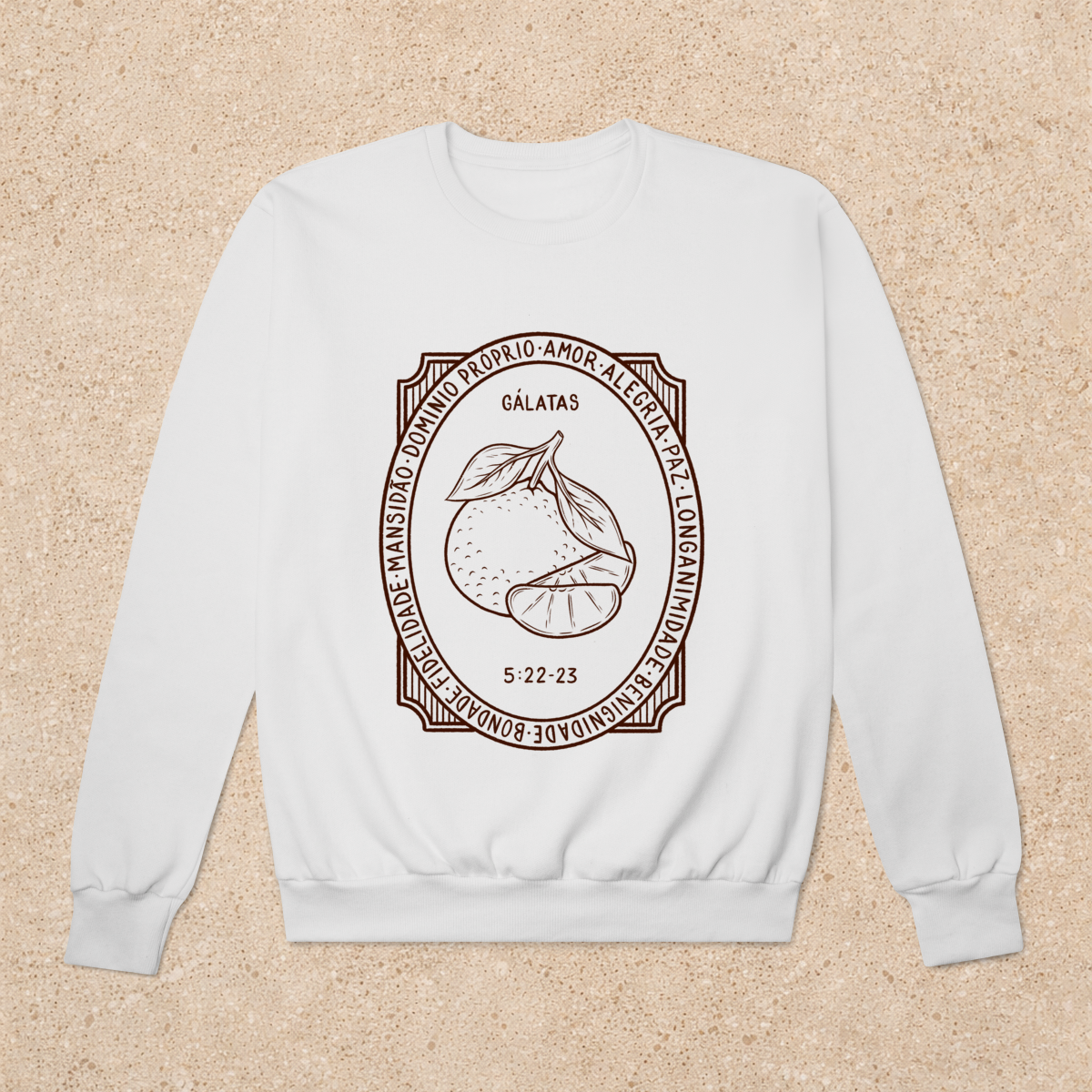 Nome do produto: Moletom Fruto do Espírito