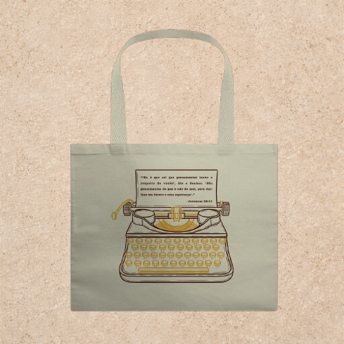 Nome do produto: Ecobag Pensamentos de paz