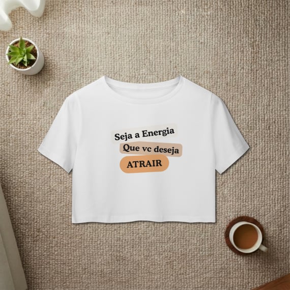 Camiseta “Seja Energia” – Coleção Frequência Positiva