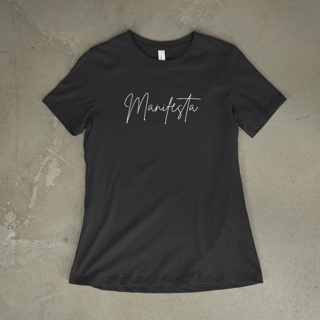 Nome do produto Camiseta Baby Long “Manifesta” – Coleção Manifestar é Vibração