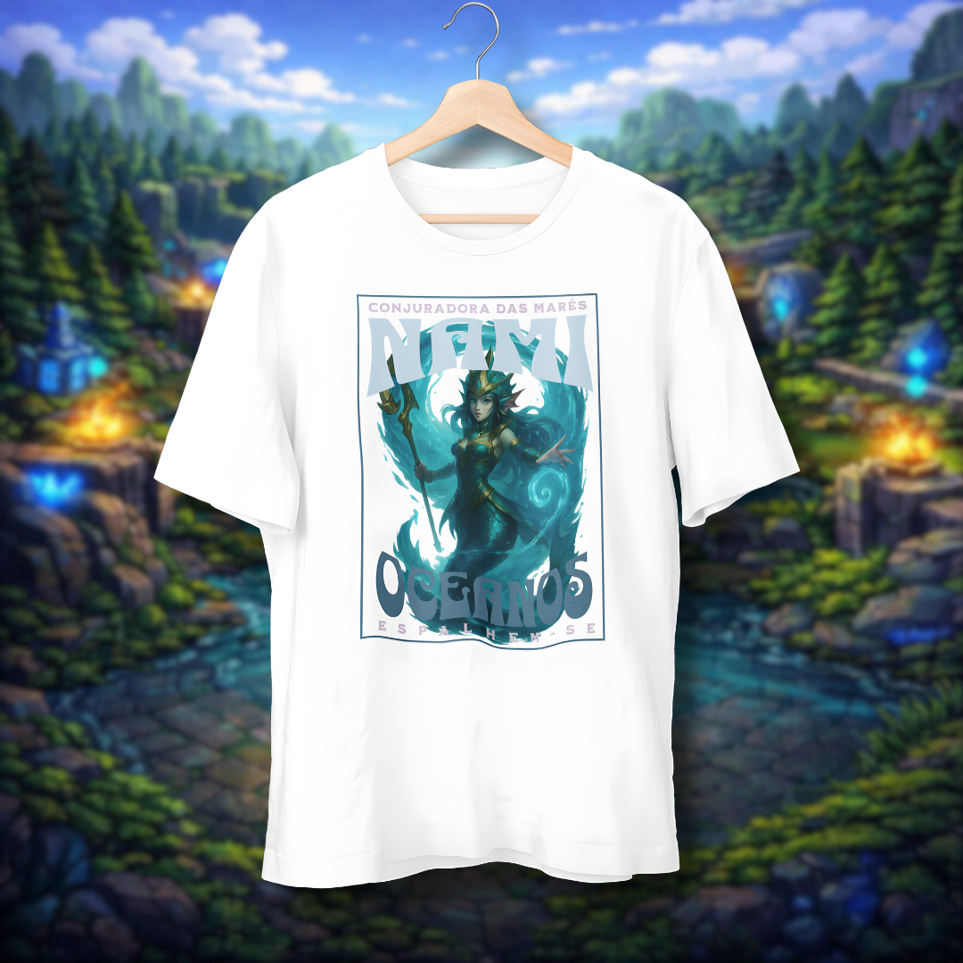 Nome do produto: • Camiseta Nami - League of Legends •