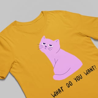 Nome do produto • Camiseta - What do you want? •