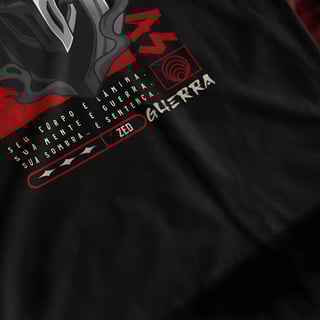 Nome do produto • Camiseta Zed (coleção Way of Shadows) - League of Legends •