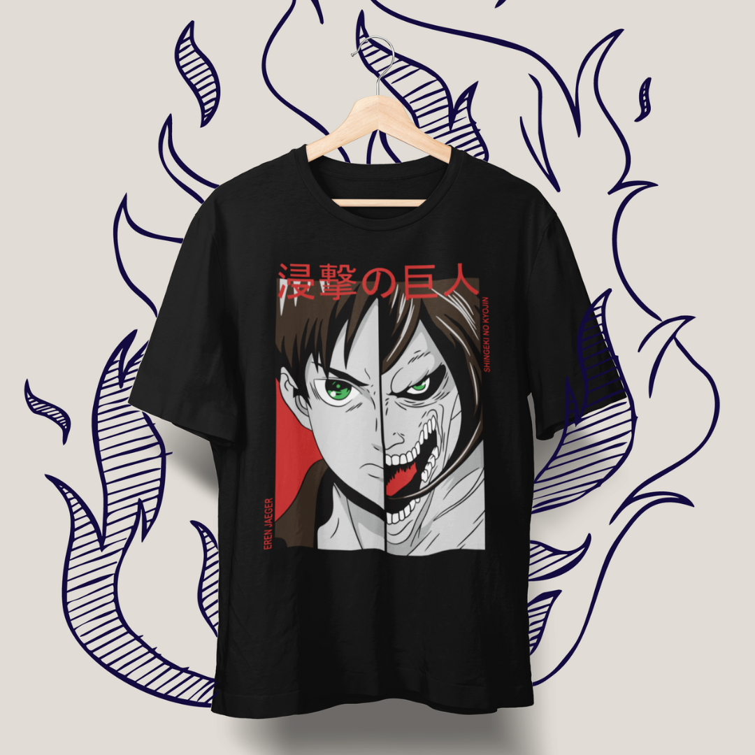 Nome do produto: • Camiseta Eren - Attack on Titan •