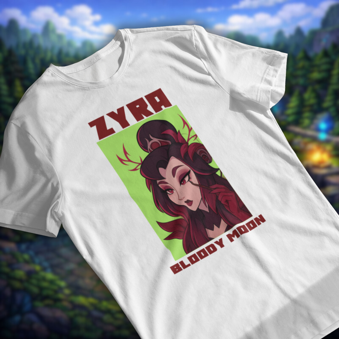 Nome do produto: • Camiseta Zyra - League of Legends •