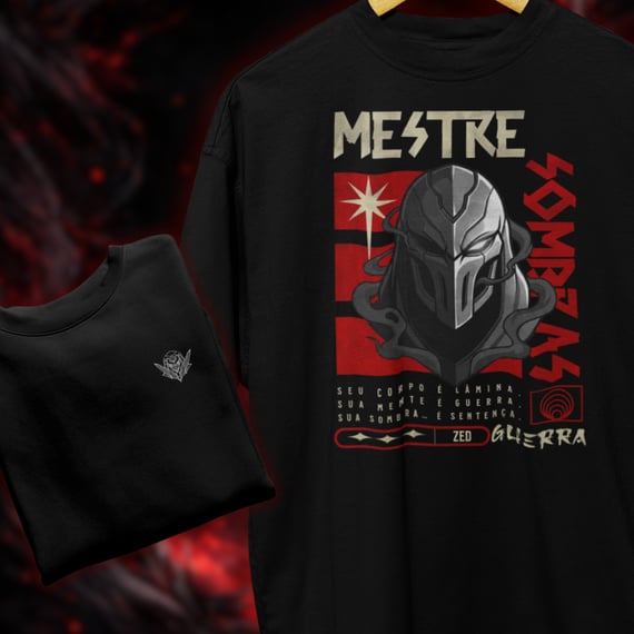 • Oversized Zed (coleção Way of Shadows) - League of Legends •