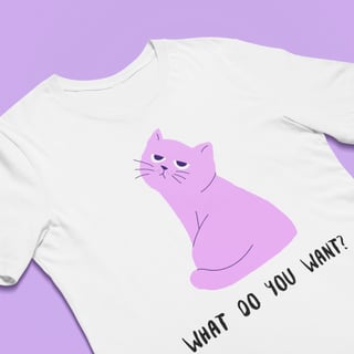 Nome do produto • Camiseta - What do you want? •