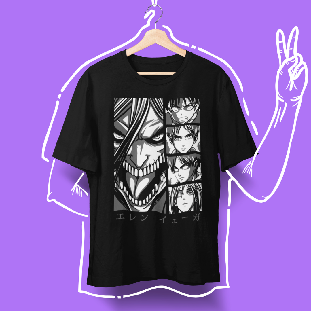 Nome do produto: • Camiseta - Attack on Titan •