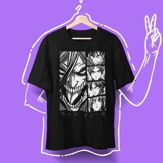 Nome do produto • Camiseta - Attack on Titan •