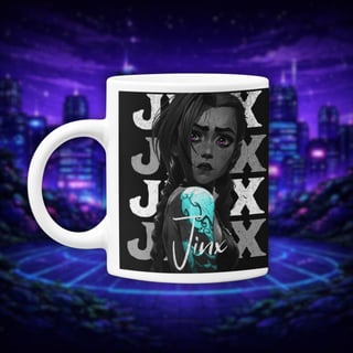 • Caneca Jinx - League of Legends/Arcane •