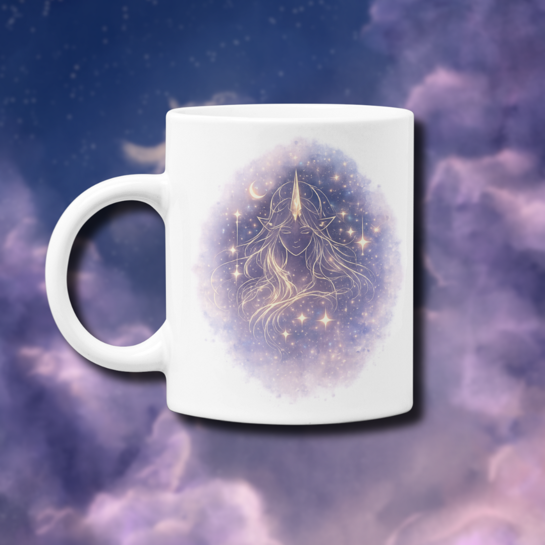 Nome do produto: • Caneca Soraka (coleção Celestial) - League of Legends •