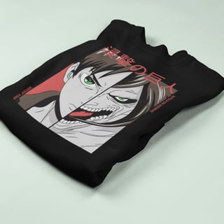 Nome do produto • Camiseta Eren - Attack on Titan •