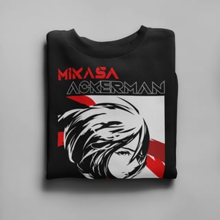 Nome do produto • Camiseta Mikasa - Attack on Titan •